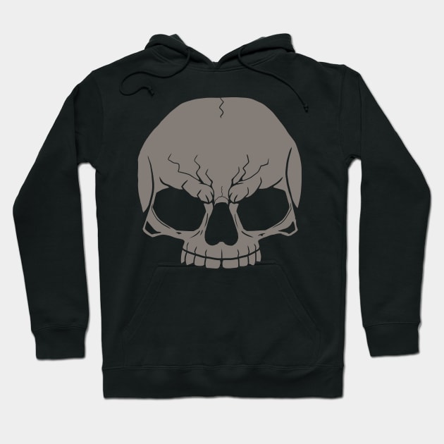 Comic Style Skull Illustration Hoodie by jagabeic